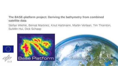 The BASE-platform project: Deriving the bathymetry from combined satellite data