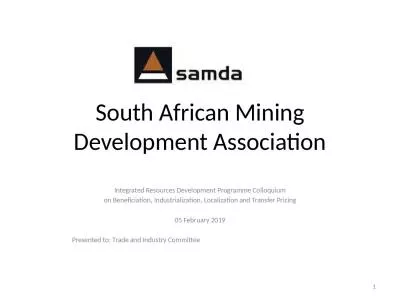 South African Mining Development Association