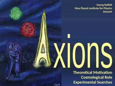 Axions Theoretical Motivation