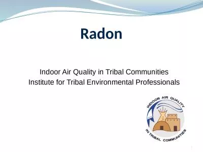 Radon Indoor Air Quality in Tribal Communities