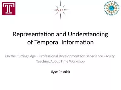 Representation and Understanding of Temporal Information