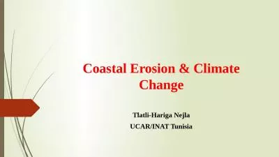 Coastal  Erosion & Climate Change