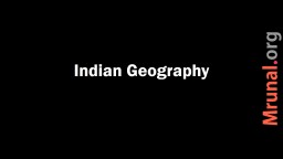 Indian Geography Seasons of India