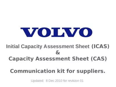 Initial Capacity Assessment Sheet