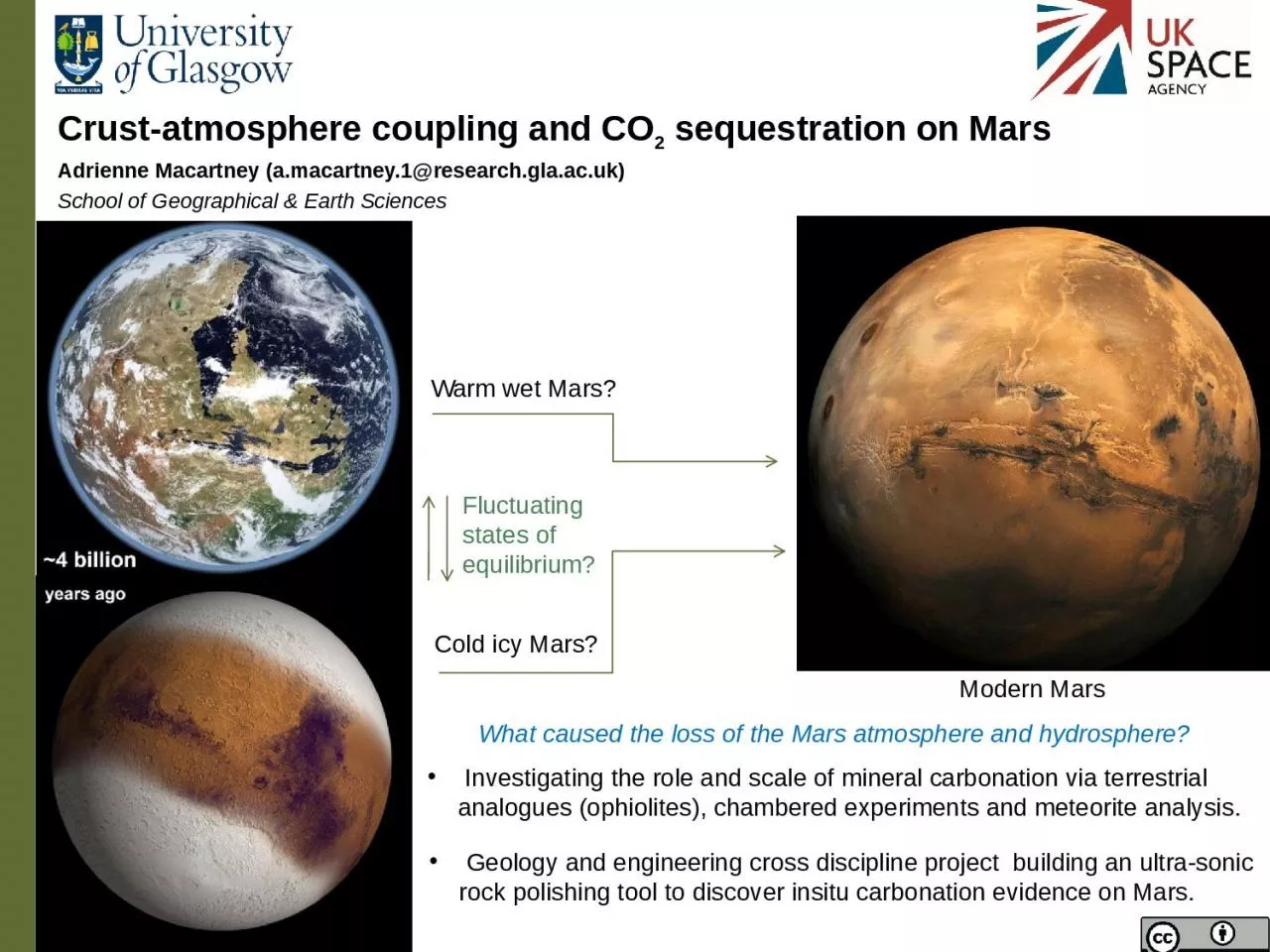 Crust-atmosphere coupling and CO