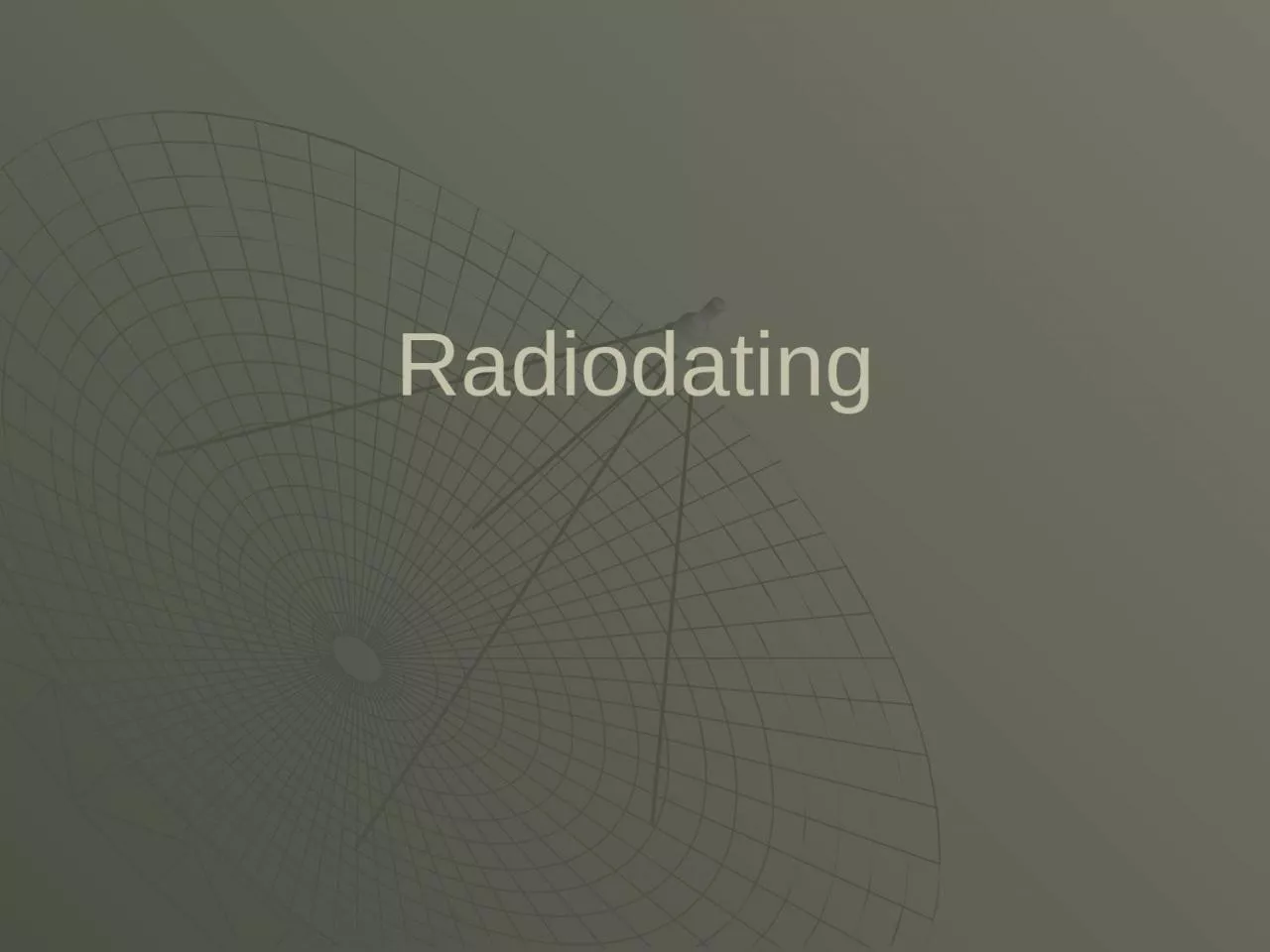 PPT-Radiodating Geologic Time Scale