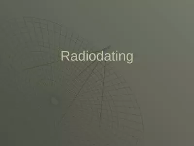 Radiodating Geologic Time Scale