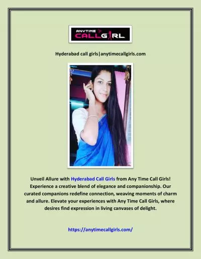 Hyderabad call girls|anytimecallgirls.com