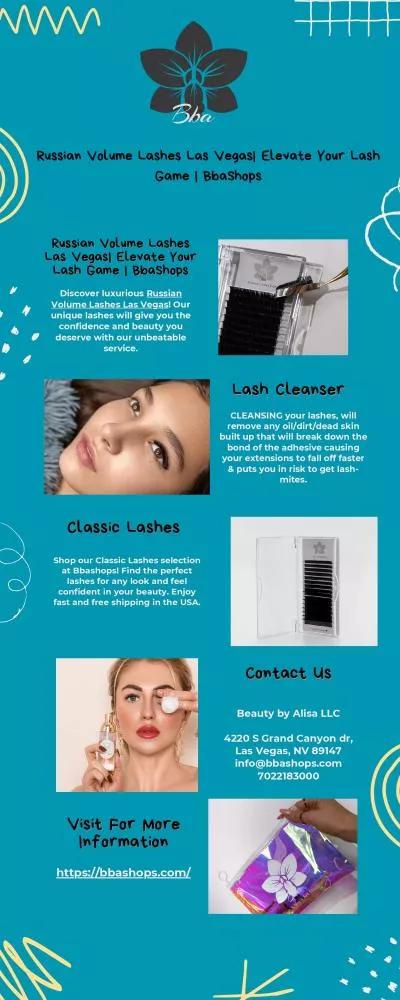 Russian Volume Lashes Las Vegas| Elevate Your Lash Game | BbaShops