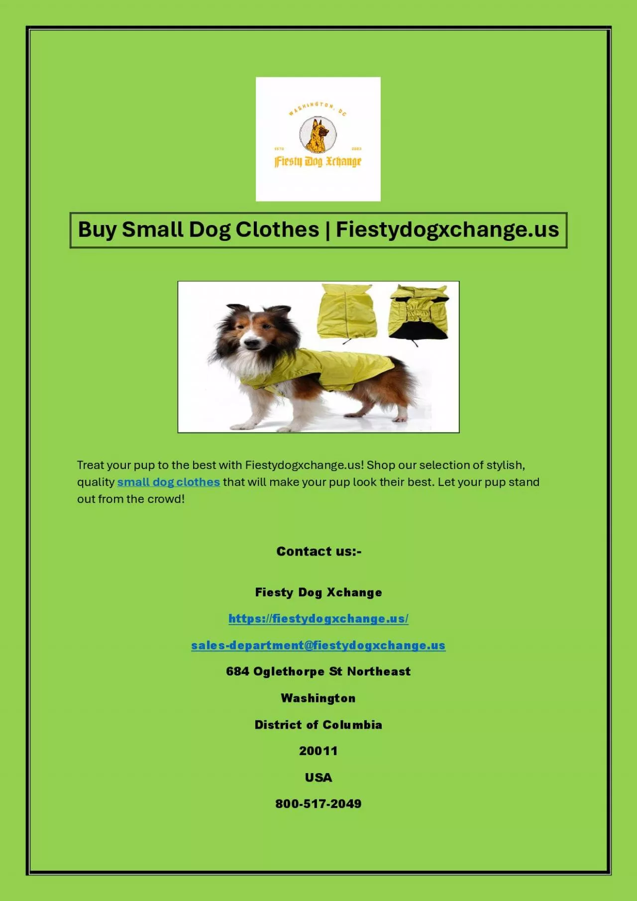 PDF-Buy Small Dog Clothes | Fiestydogxchange.us