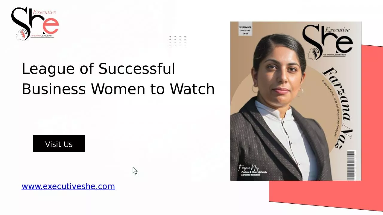 PPT-League of Successful Business Women to Watch