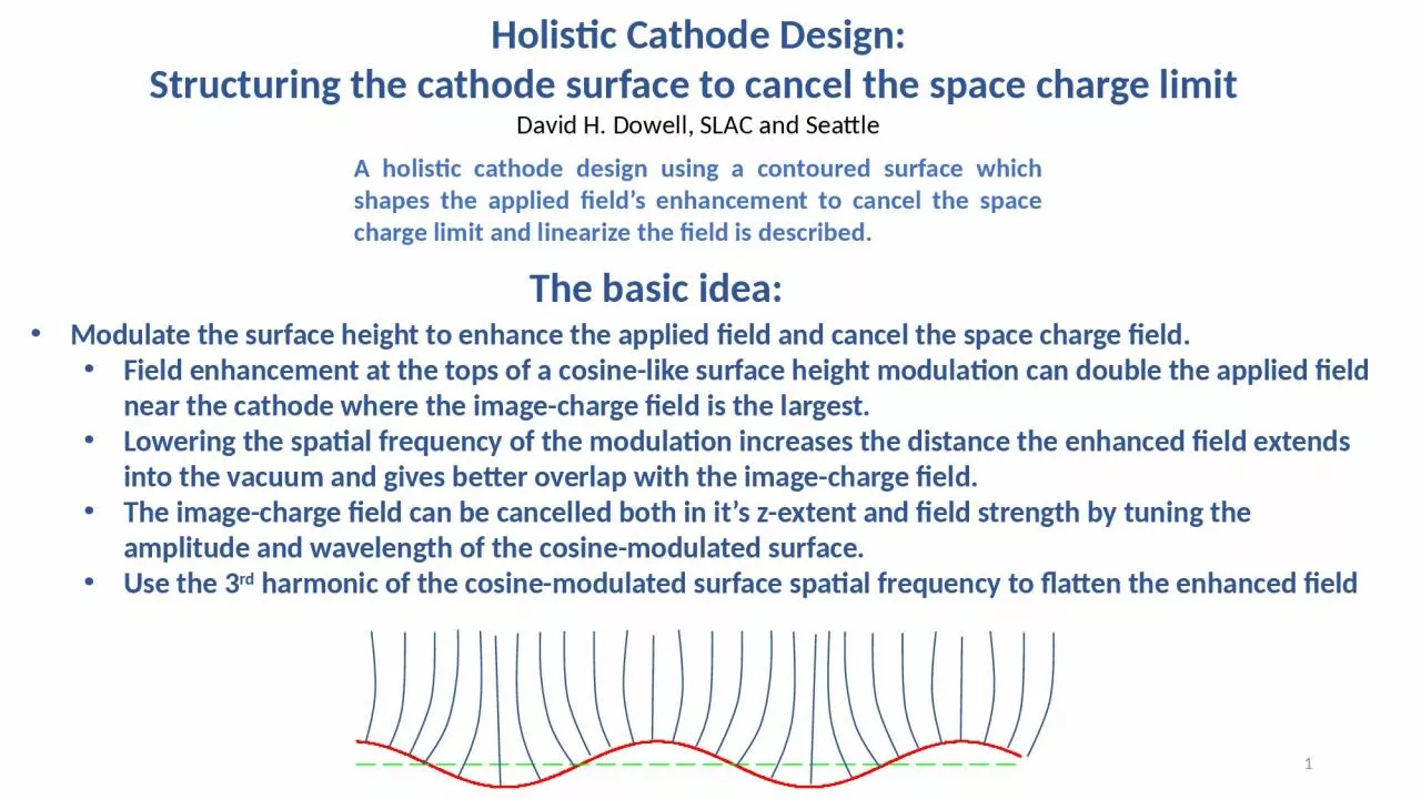1 Holistic Cathode Design:
