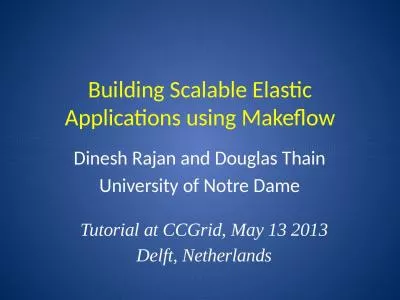 Building Scalable Elastic Applications using