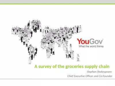 A survey of the groceries supply chain