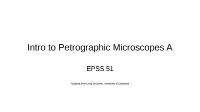 Intro to Petrographic Microscopes A