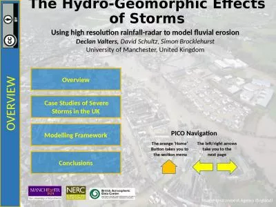 The Hydro-Geomorphic Effects of Storms