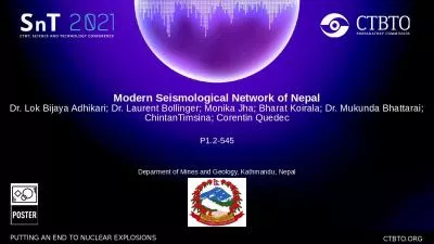 Modern Seismological Network