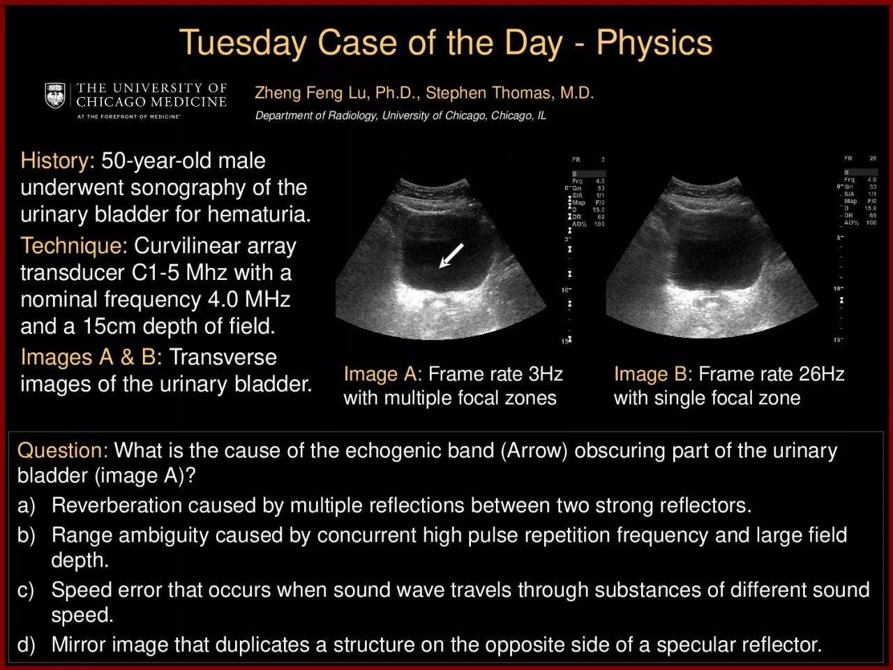 Tuesday Case of the Day - Physics