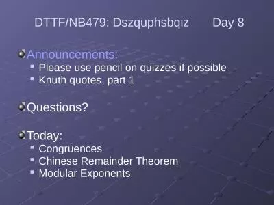 Announcements: Please use pencil on quizzes