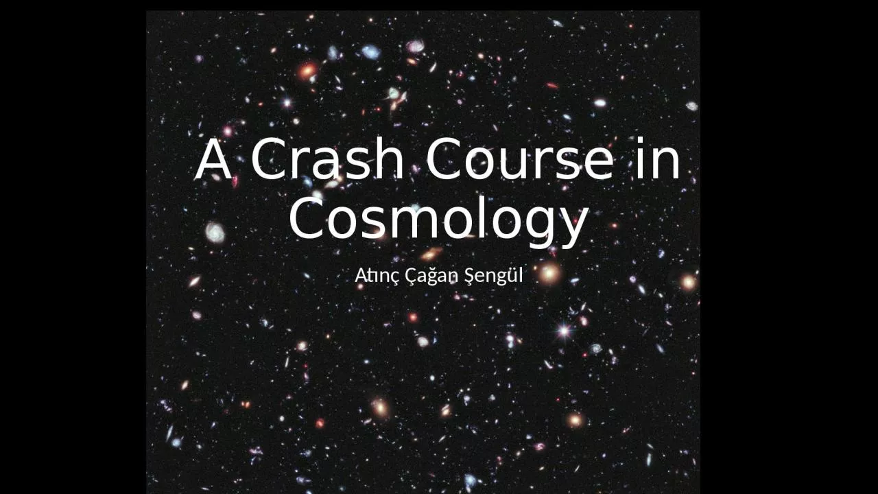 PPT-A Crash Course in Cosmology