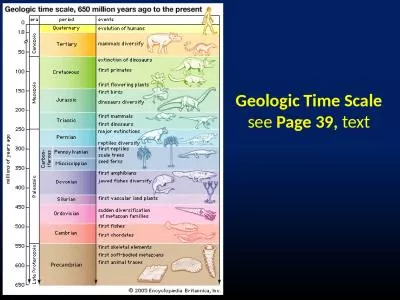 Geologic Time Scale s ee