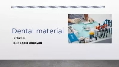 Dental material Lecture
