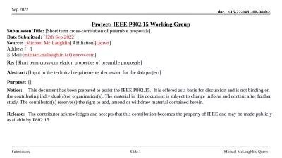 Project: IEEE P802.15 Working Group