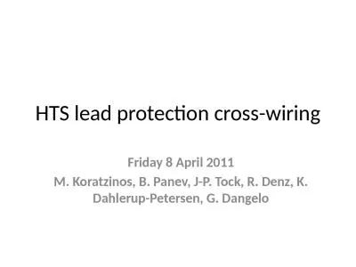 HTS  lead protection cross-wiring