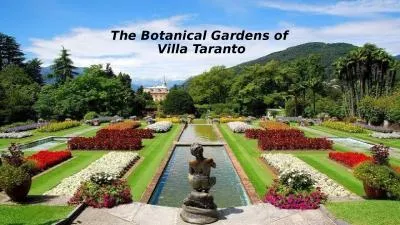 The  Botanical Gardens of