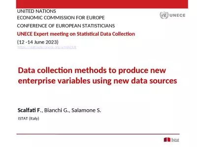 Data collection methods to produce new enterprise variables using new data sources