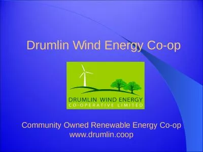 Drumlin Wind Energy Co-op