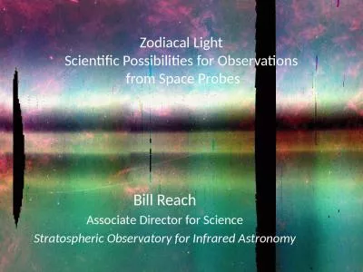 Zodiacal Light  Scientific Possibilities for Observations