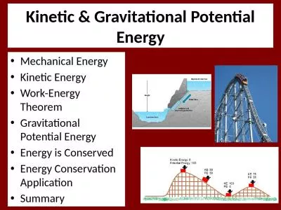 Kinetic & Gravitational Potential Energy