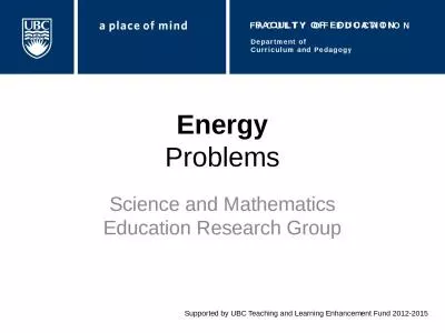 Energy Problems Science and Mathematics Education Research Group