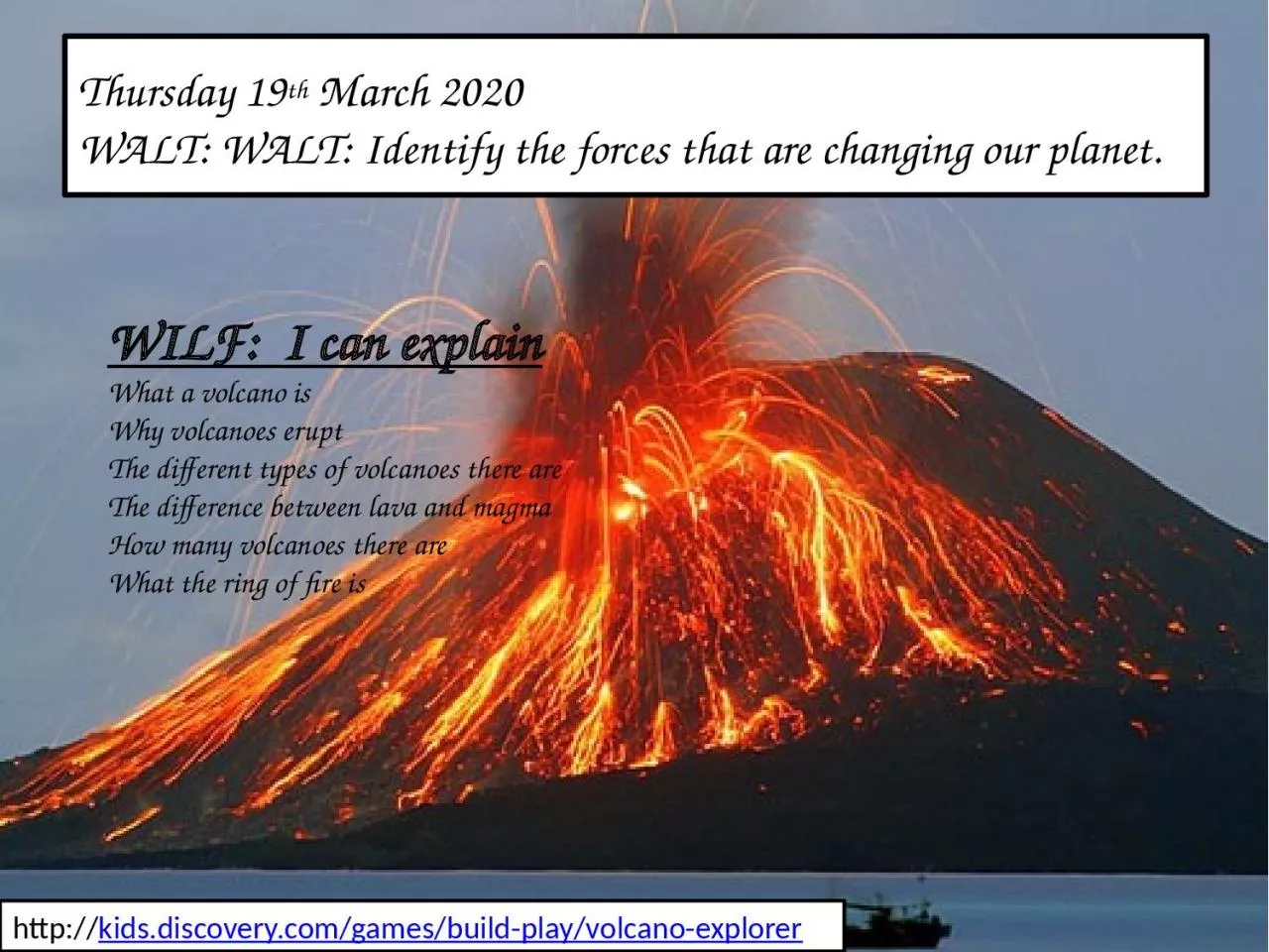 PPT-Thursday 19 th March 2020