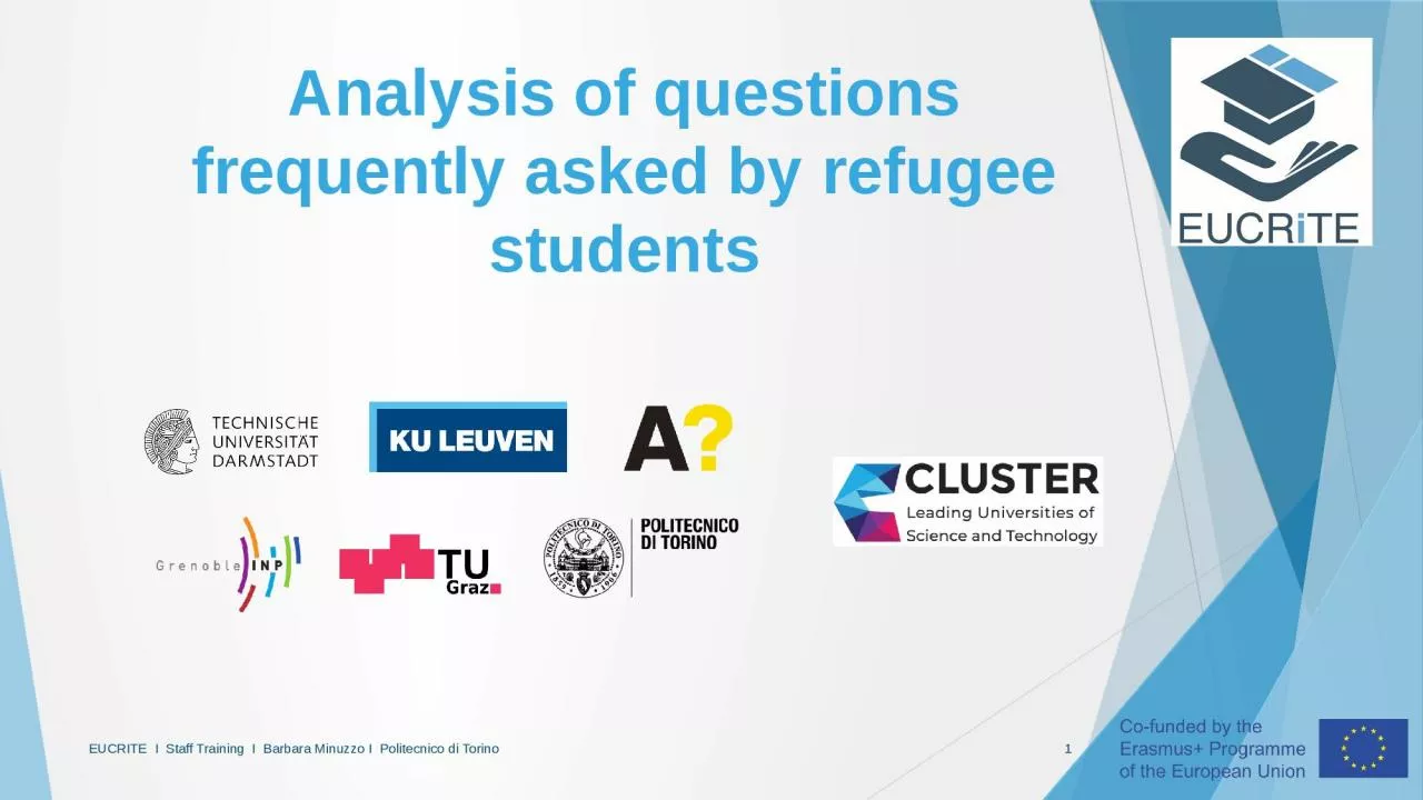 PPT-Analysis of q uestions frequently asked by refugee students