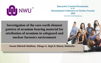 Investigation of the rare-earth element pattern of uranium