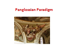 Panglossian  Paradigm A 