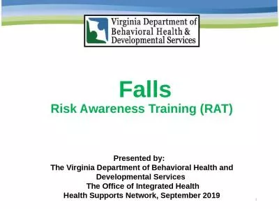  Falls Risk Awareness Training (RAT)