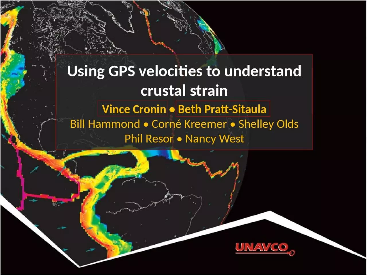 PPT-Using GPS velocities to