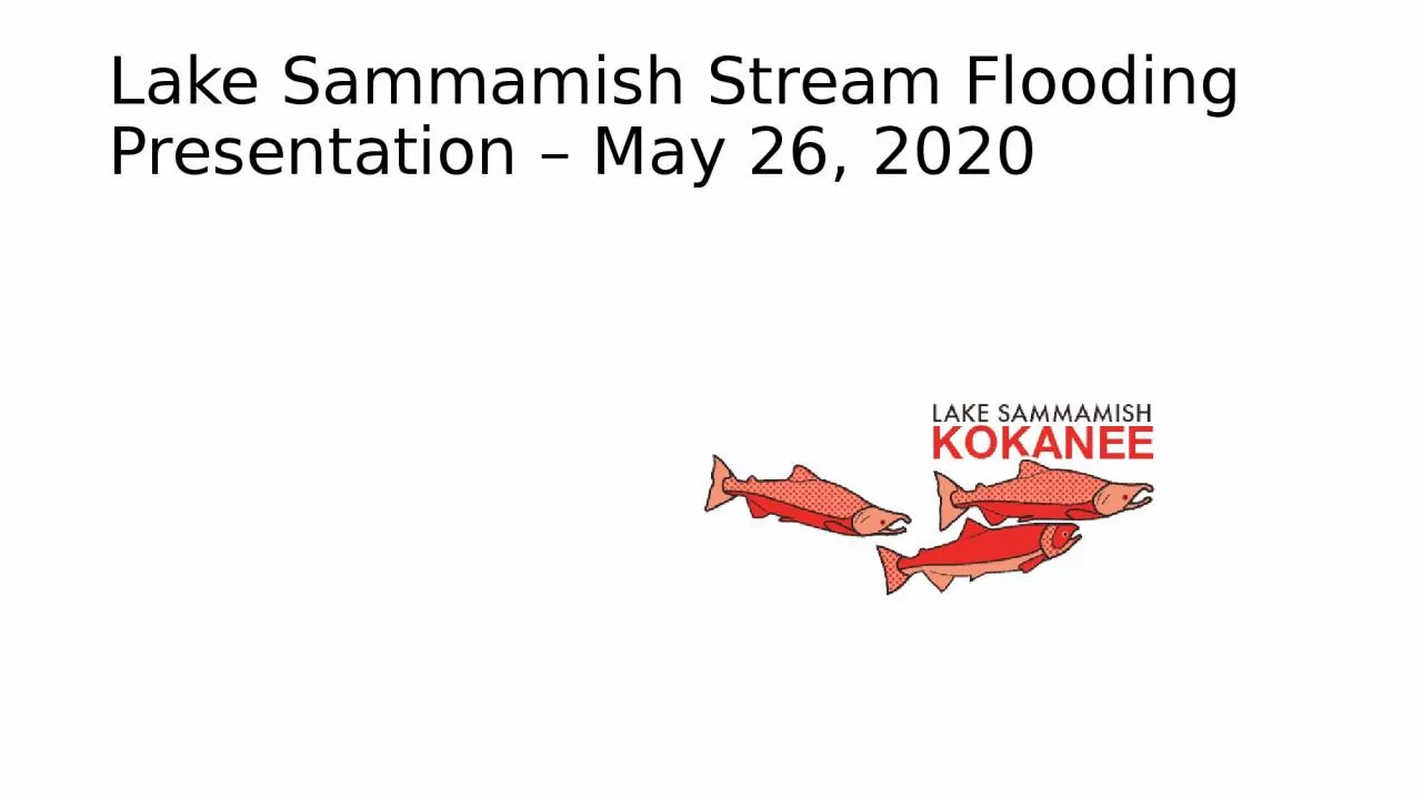 PPT-Lake Sammamish Stream Flooding Presentation – May 26, 2020