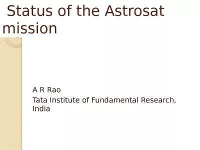 Status of the  Astrosat