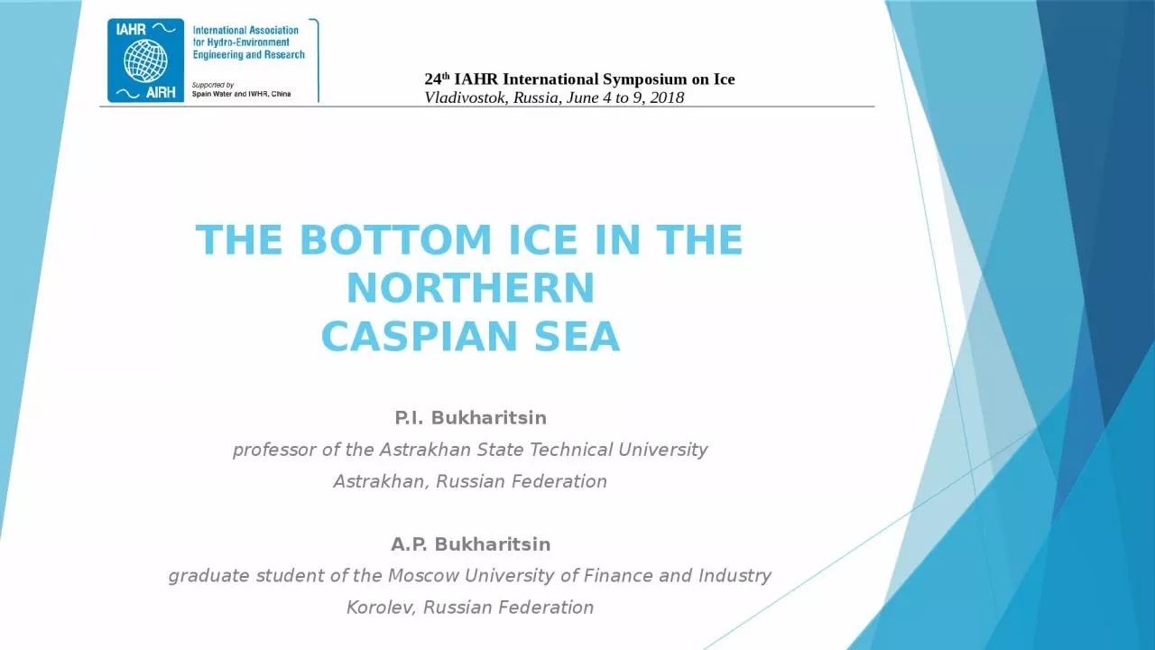 PPT-THE BOTTOM ICE IN THE