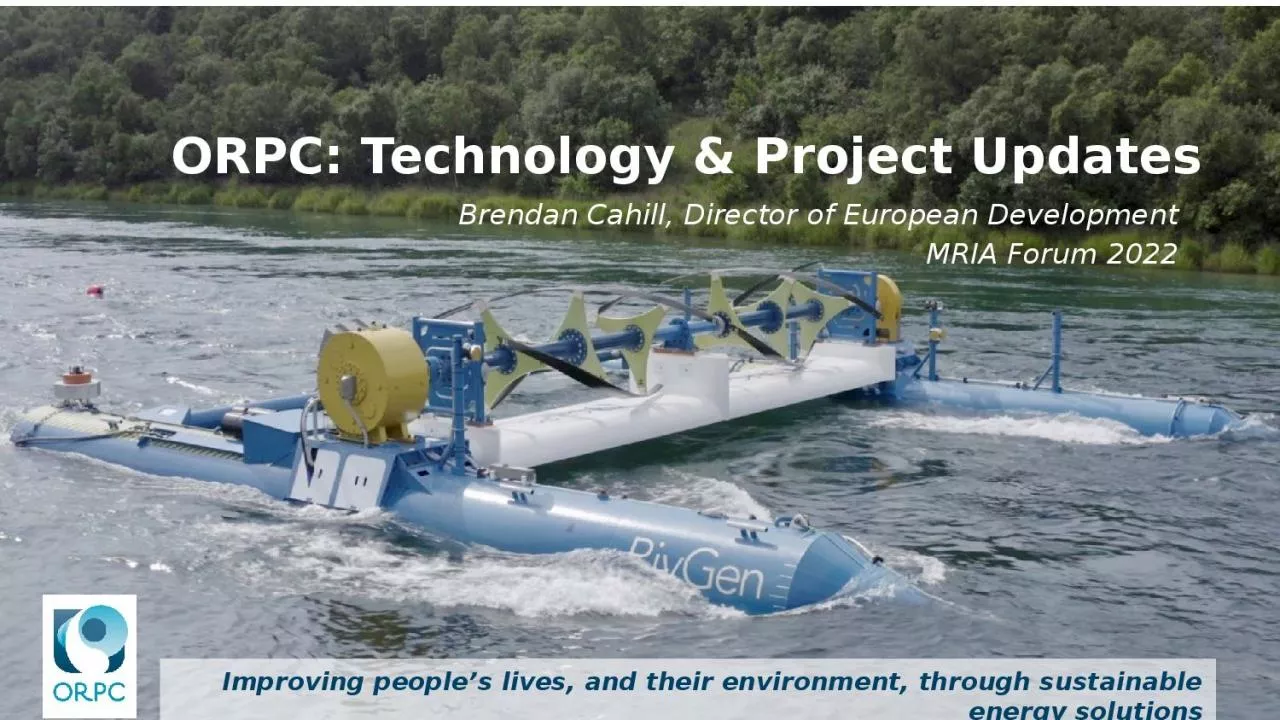 PPT-Improving people’s lives, and their environment, through sustainable energy solutions