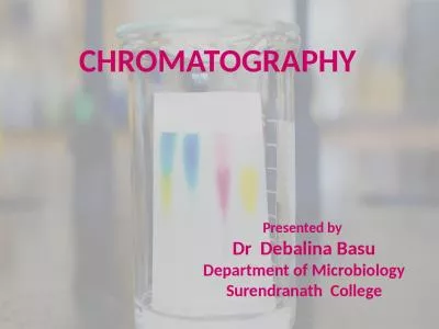 CHROMATOGRAPHY Presented by