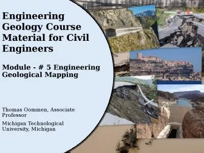 Module - #  5 Engineering Geological Mapping