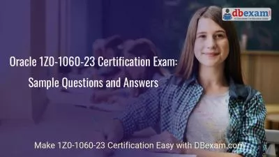 Oracle 1Z0-1060-23 Certification Exam: Sample Questions and Answers