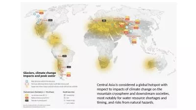 Central Asia is considered a global hotspot with respect to impacts of climate change