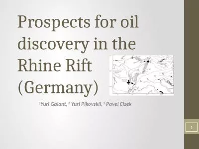 Prospects for oil discovery in the Rhine