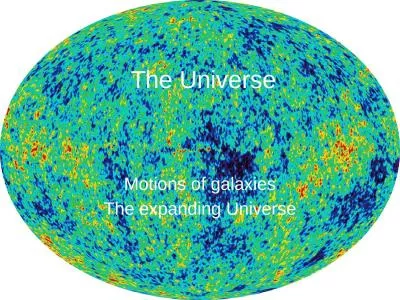 The Universe Motions of galaxies